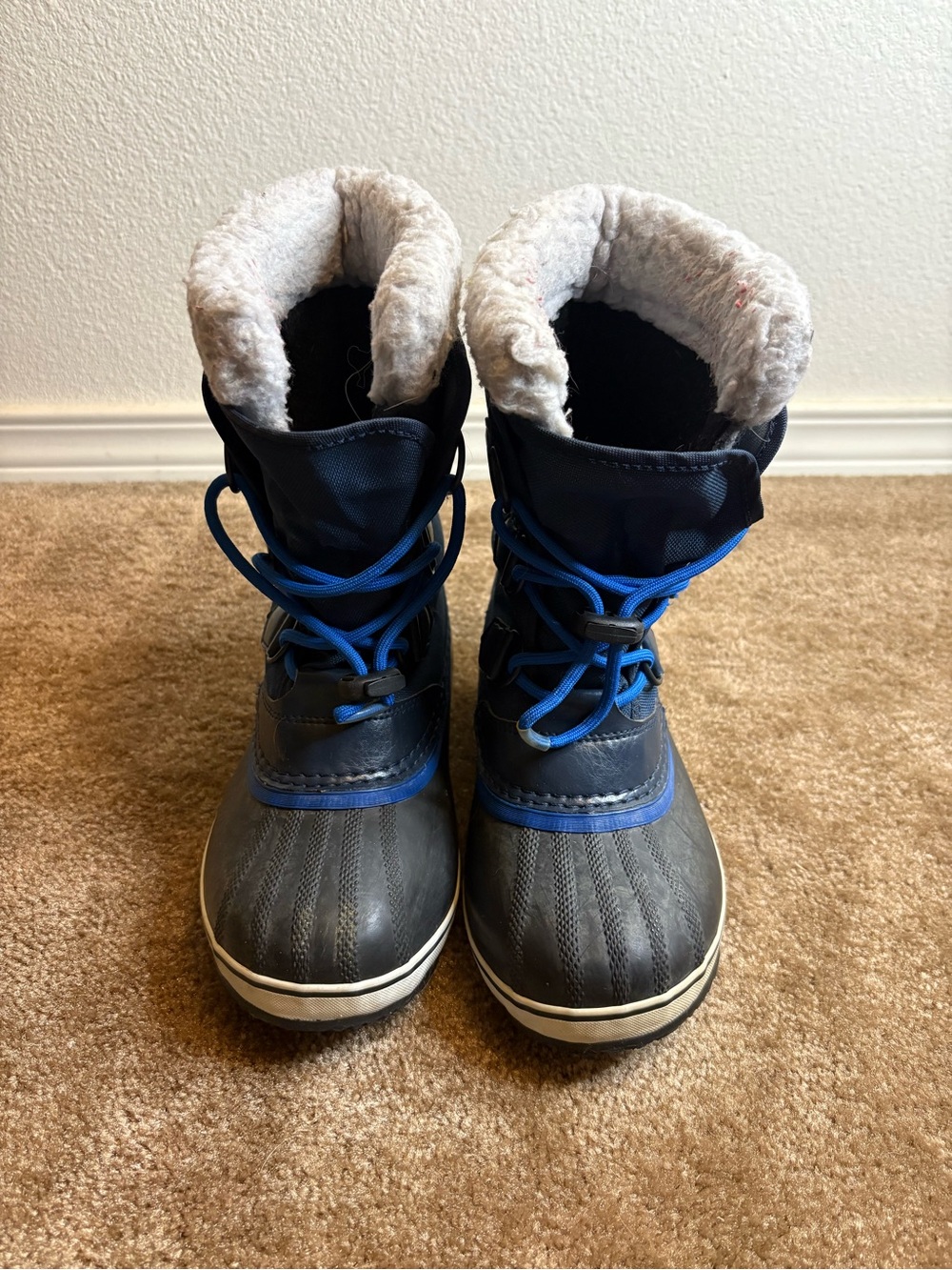 Sorel Kids Navy and Royal Blue Insulated Snow Boots